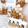 PartyWoo Balloons Light Brown Caramel Tan Boho Small Mini 5 Inch 120 pcs - 4 of 4