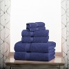 Luxury Cotton Heavyweight Ultra-Plush 6 Piece Towel Set by Blue Nile Mills - 2 of 4