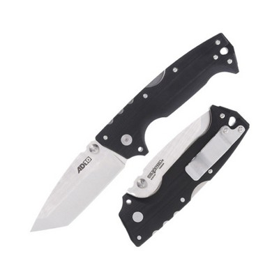 Cold Steel AD-10 Tanto Point 3.5-Inch S35VN Steel Blade Folding Knife (Black)