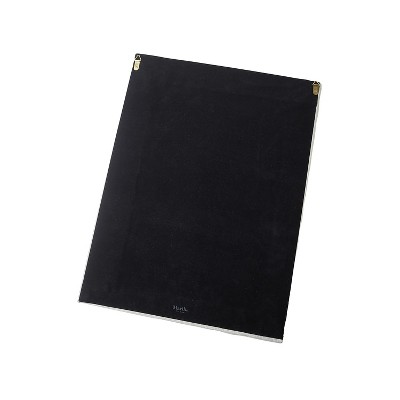 Beige Linen Bulletin Board with Metal Nail Head Frame, 15" x 20"
