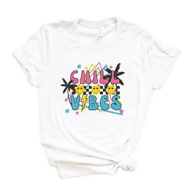 Simply Sage Market Women's Checkered Chill Vibes Short Sleeve Graphic Tee