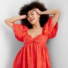 Women's Puff Short Sleeve Mini Dress - Future Collective™ with Gabriella Karefa-Johnson - image 4 of 4
