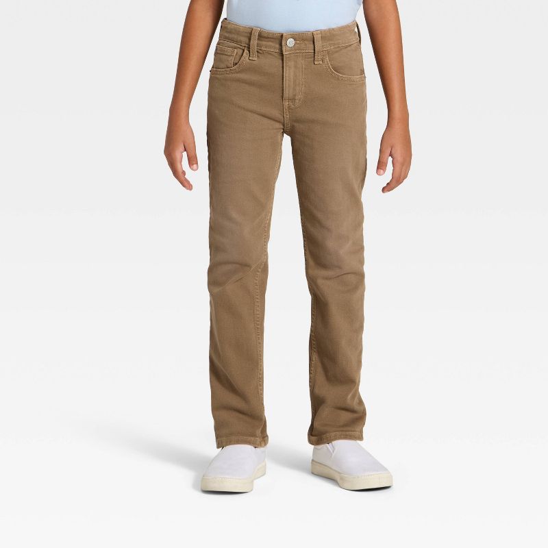 Boys' Slim Fit Jeans - Cat & Jack™ Brown 5 Slim
