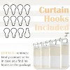 LunaLulinlk Summer Fashion Letter Stripe Home Shower Curtain，Yellow - 2 of 4