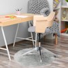 PiccoCasa Office Home Bedroom Faux Sheepskin Puffy Plush Area Soft Warm Floor Mat 1 Pc - 4 of 4