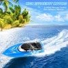 RC Boats, 2PACK Remote Control Boat, Waterproof Electric Fast Speed Boat for Adults Kids Water Play, Summer Water Games - 3 of 4