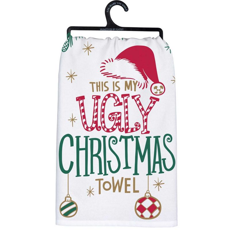 28.0 Inch Ugly Christmas Towels Set/2 Kitchen Kitchen Towel, 3 of 4
