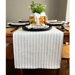 Solino Home Linen Amalfi Stripe Table Runner - 1 of 4