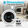 Pyle 8.0'' Home In-Wall / Ceiling Speakers, Dual Speaker System, Flush Mount, 250W - 3 of 4