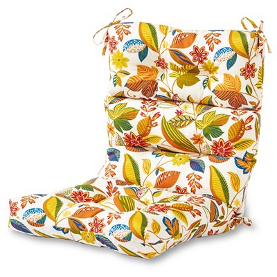Esprit Floral Outdoor High Back Chair Cushion - Kensington Garden
