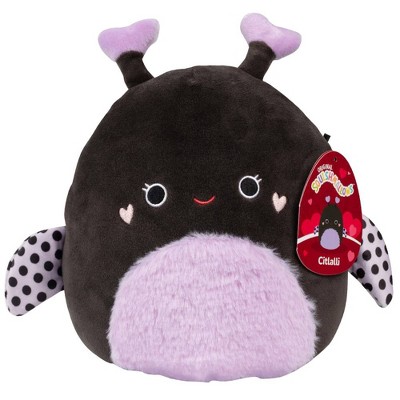 Squishmallows 8" Citlalli the Black and Purple Ladybug W/ Heart Antennae- Official Jazwares Valentines Day Plush - Gift for Kids, Girls & Boys