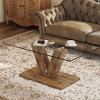 NicBex Modern 43.3" Rectangle Coffee Table with V Shape Base for Living Room and Office - 2 of 4