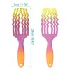 Unique Bargains Detangling Brush Paddle Hair Brush for Men and Women Styling Comb for Curly Straight Wavy Hair Multicolor - 4 of 4
