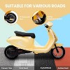 Electric Moped Scooter for Kids, 24V Kids Ride on Motorcycle, Max Up to 14MPH, with Rear Brake, LED Light, for Kids/Teens 8-12 - 4 of 4