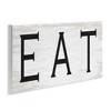 Stupell Industries EAT Farmhouse Kitchen Sign Soft Distressed Pattern, 17" x 7" - 3 of 4