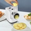 VEVOR Electric Cheese Grater Salad Maker, 200W Salad Shooter, Electric Vegetable Slicer Shredder Chopper for Fruits with 5 Attachments, White - 2 of 4