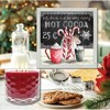 Courtside Market Peppermint Cocoa Framed Artboard & 13.5oz 3-Wick Candle Set - 3 of 3