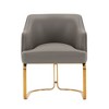 Manhattan Comfort Raya Modern Leatherette Upholstered Dining Armchair - 2 of 4