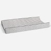 Bacati - Herringbone Quilted Muslin Changing Pad Cover Gray - 3 of 4