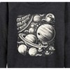 Women's - Instant Message - Celestial Objects Lightweight French Terry Wide Neck Long Sleeve Graphic Shirt - 2 of 4