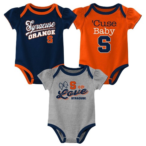 NCAA Syracuse Orange Baby Quarter Socks – Officially Licensed Team Socks For Infants 12-24 Months