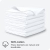 100% Cotton Flannel Receiving Blanket - 6 Pack by Bare Home - 2 of 4