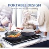 Dual Induction Cooktop with 10 Hour Timer, 7 Blade Cooling Fan, 18 Power and 20 Temperature, 1800W Induction Stove with Residual Heat Indicators - 4 of 4