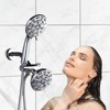 WOWOW Single Handle 7-Spray Tub and Shower Faucet 1.8 GPM with Handheld Shower in Brushed Nickel (Valve Included) - 3 of 4