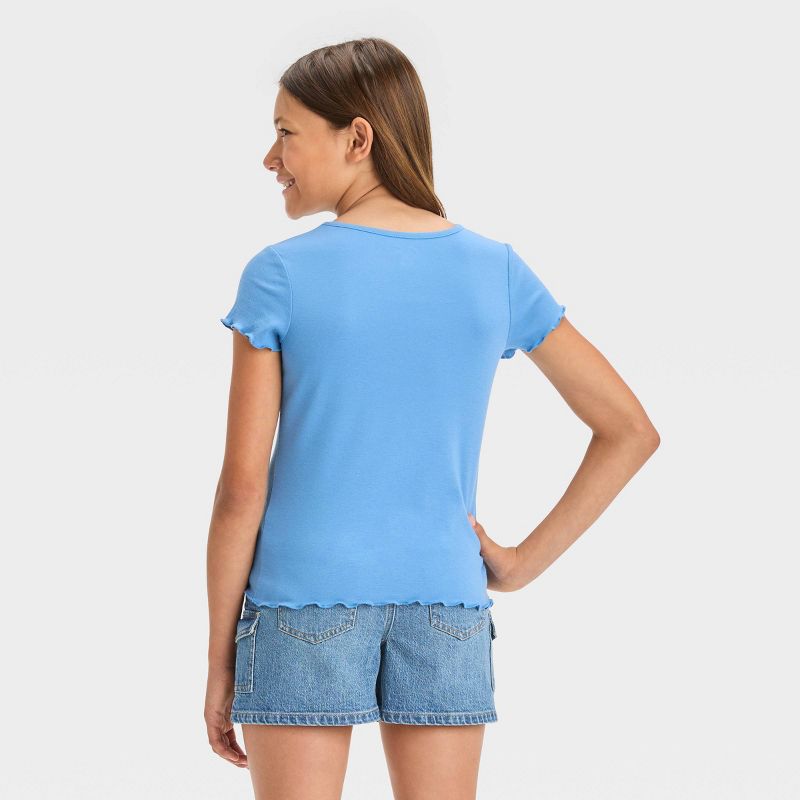 Girls&#39; Short Sleeve Solid T-Shirt - art class&#8482;, 3 of 5