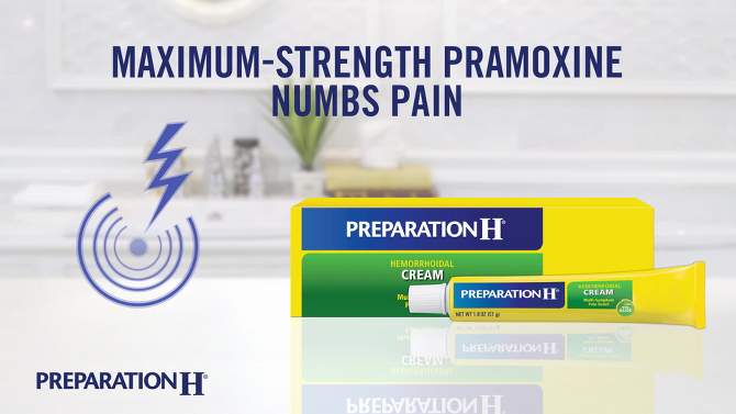 Preparation H Hemorrhoid Max Strength Cream - 2ct, 2 of 6, play video