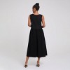 Women's Round Neck Sleeveless Side Pocket Midi Vest Dress - A New Day™ - 2 of 4