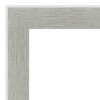 Glam Framed Bathroom Vanity Wall Mirror Linen Gray - Amanti Art - 3 of 4