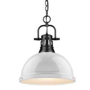 Golden Lighting Duncan 1 Light Pendant with Chain - 1 of 1