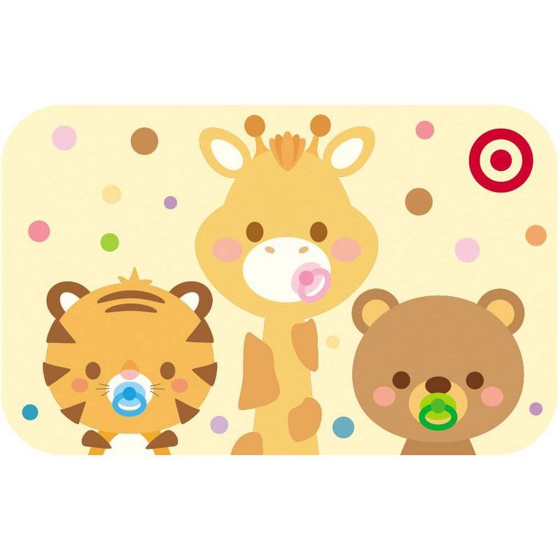 3 Cute Animals Target GiftCard, 1 of 2