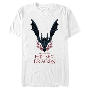 Men's Game of Thrones: House of the Dragon Fire-Breathing Dragon Logo T-Shirt - 1 of 4