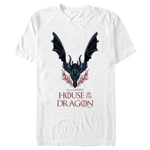 Men's Game of Thrones: House of the Dragon Fire-Breathing Dragon Logo  T-Shirt