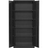 71" Metal Storage Cabinet with Doors, Lock and 4 Adjustable Shelves, Tall Pantry Cabinet for Garage, Office, Bedroom, Shop, Craft Room, Black - 4 of 4