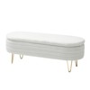 Bedroom Storage Bench Bed Ottoman Bench with Storage Space Home Sofa Bench with Support Legs End of Bed Bench Ottoman Storage Bench for Living Room - 2 of 4