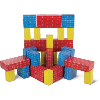melissa and doug wooden block set