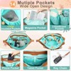 Convertible Diaper Bag Backpack with 14 Pockets, Insulated Bottle Holders, Changing Pad, and Laptop Compartment, Vegan Leather and Nylon - 3 of 4