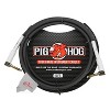 Pig Hog Tour Grade 6 ft Instrument Cable 1/4 Inch to 1/4 Inch Right Angle Connectors - PH6RR - 2 Units - 2 of 2