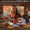 Costway 120'' Projector Screen w/ Stand 16:9 HD 4K Indoor Outdoor Projection Movie Screen - 4 of 4