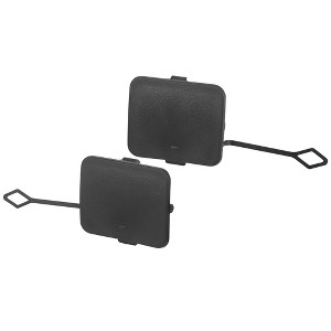 Unique Bargains Rear Bumper Tow Hook Cover Cap 5112-7272-415 for BMW X3 F25 328i XDrive / 335i XDrive 2.0L 3.0L 2011-2014 Black 1 Pair - 1 of 4