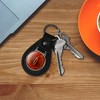 Lord of the Rings Eye Of Sauron Black Leather Keychain - 3 of 4