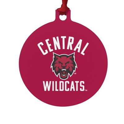 Central Washington University Wild Cats Logo Aluminum Holiday Christmas Tree Ornament