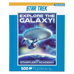 Aquarius Puzzles Star Trek Travel 500 Piece Jigsaw Puzzle - 1 of 3