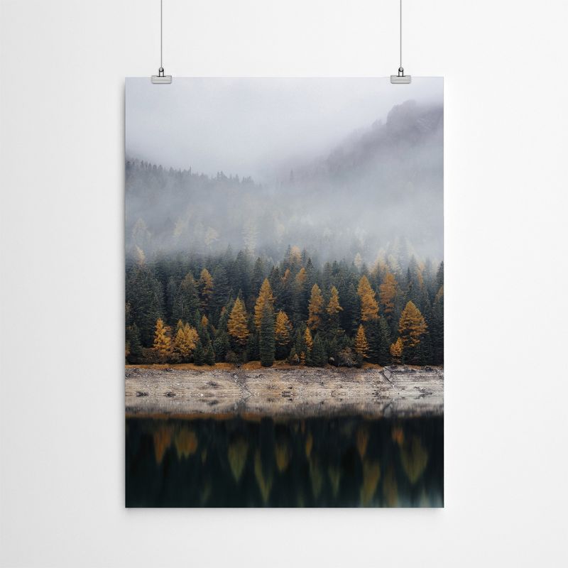 Americanflat Botanical Landscape Fall Forest By Tanya Shumkina Poster, 4 of 7
