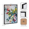 Kate & Laurel All Things Decor 16"x20" Gallery Jewel Tone Botanical Abstract Print by The Creative Bunch Studio Black - 3 of 4