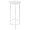 vidaXL Plant Stand Antique White Metal Medium Stackable Plant Stand - 2 of 4