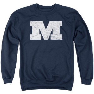 Millikin University Official Distressed Primary Adult Crewneck Sweatshirt - 1 of 4